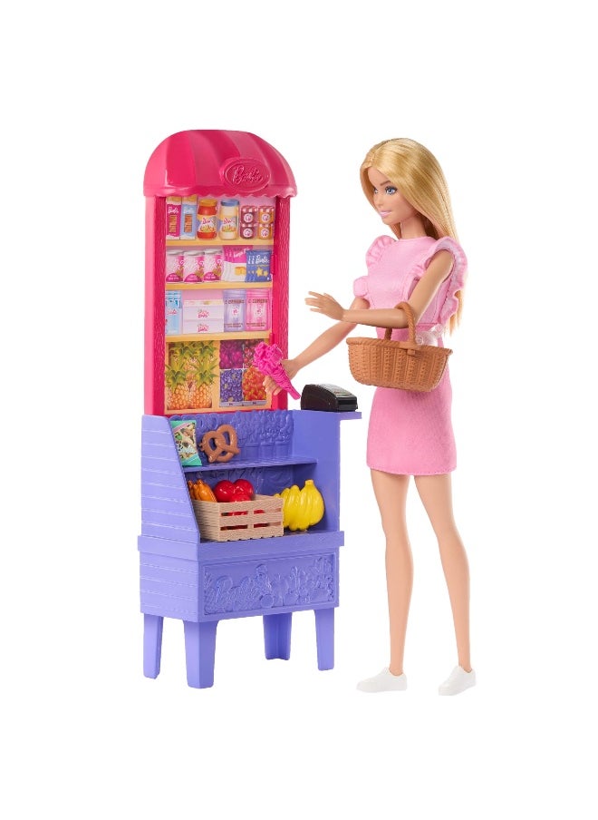 Barbie Malibu Barbie and Teresa Recipe for Friendship Malibu at the Market Doll Playset