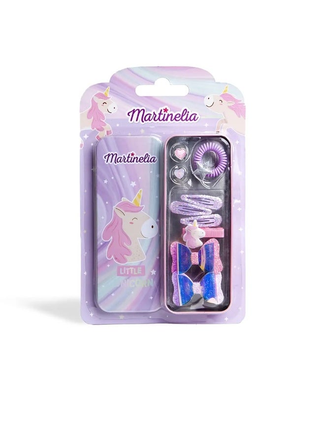 Martinelia Little Unicorn Hair Accessories Tin Box