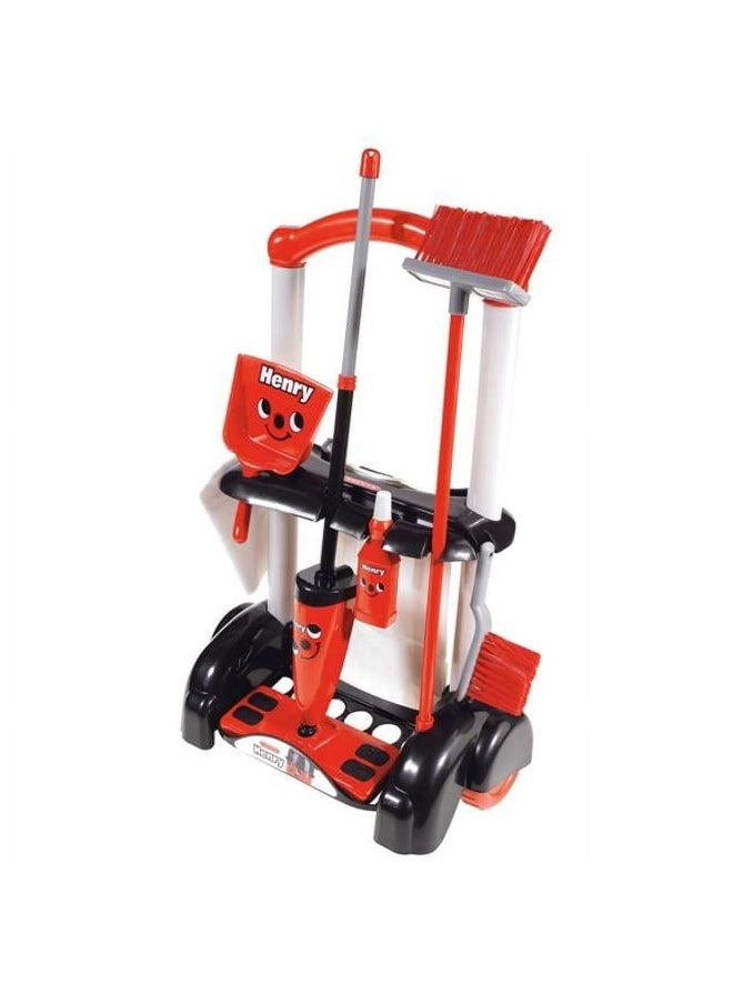 Casdon Henry Cleaning Trolley (Red/Black)