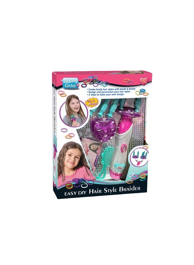 Totally Girlie Easy DIY Hair Style Braider Set