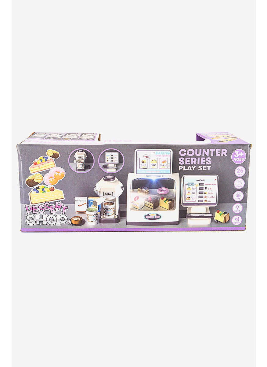 Desert Counter Shop Play Set, Beige Combo