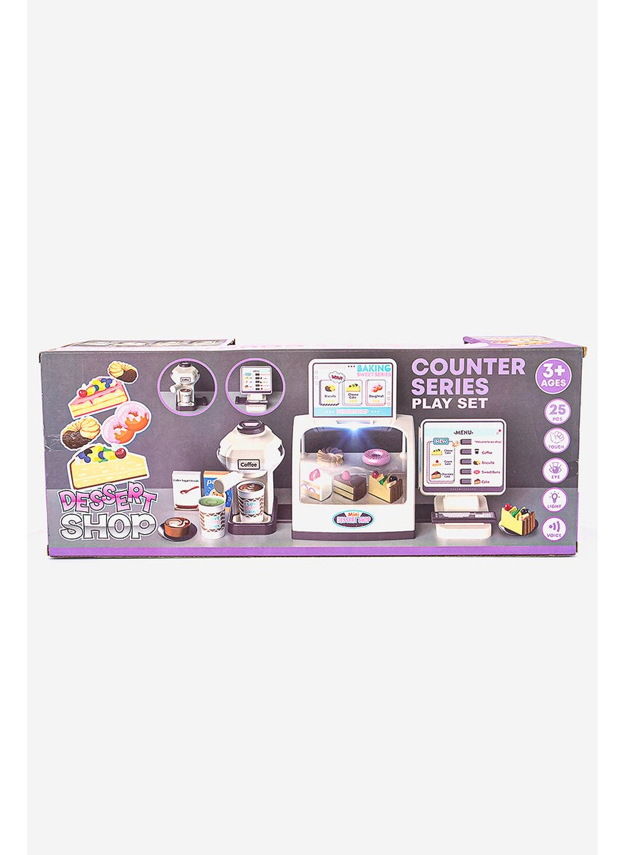 Desert Counter Shop Play Set, Beige Combo
