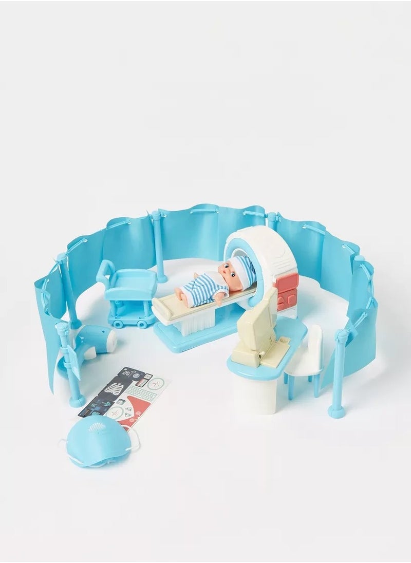 8-Piece CT Scan Machine Doll Set