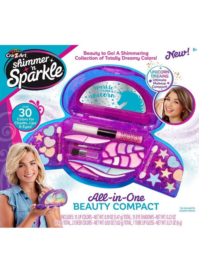 Shimmer ‘N Sparkle All In One Beauty Compact Real Kids Makeup Kit