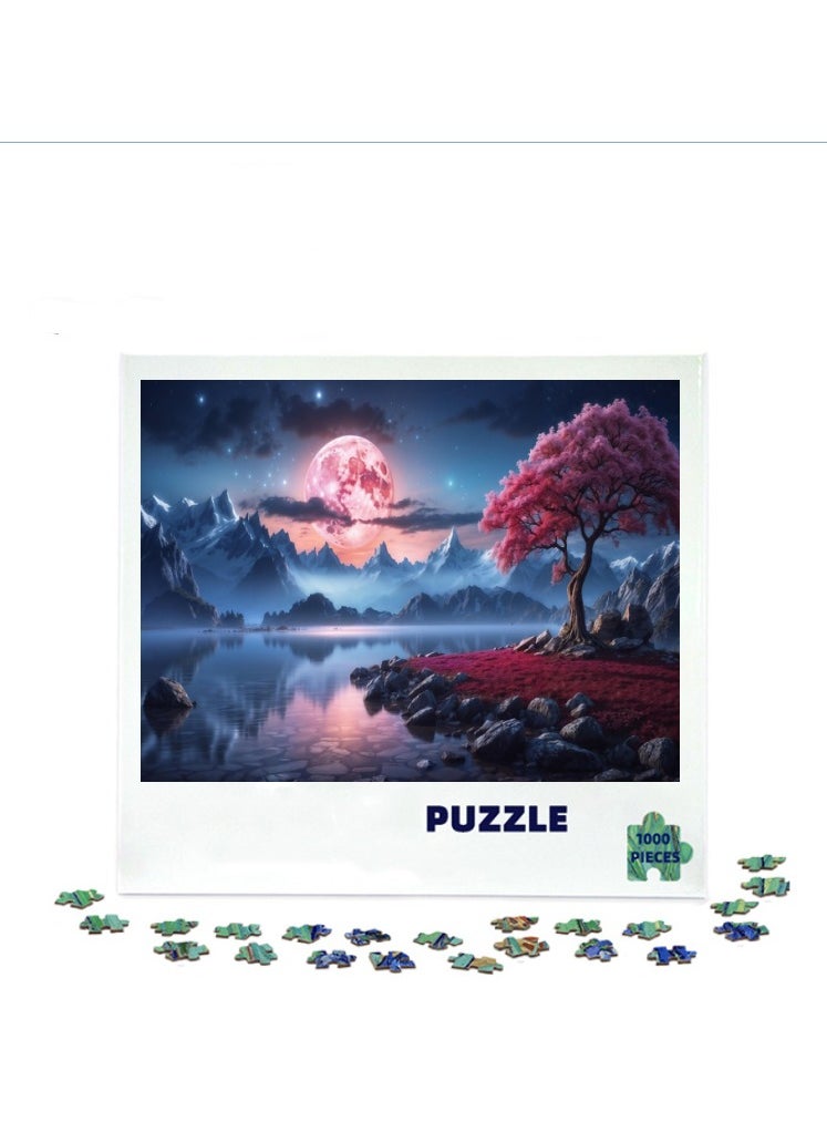 1000-Piece Colorful Scenic Puzzle