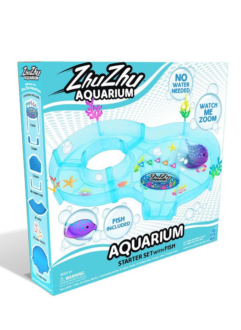 Zhuzhu Aquarium Starter Set with Fish | ZhuZhu Pets | Aquarium Pet | Fish Pet | Gift for Kids and Adults