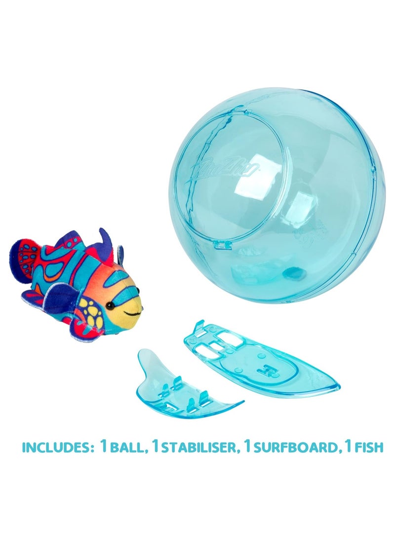 Zhuzhu Aquarium Bubble Ball and Surfboard with Fish | ZhuZhu Pets | Aquarium Pet | Fish Pet | Gift for Kids and Adults