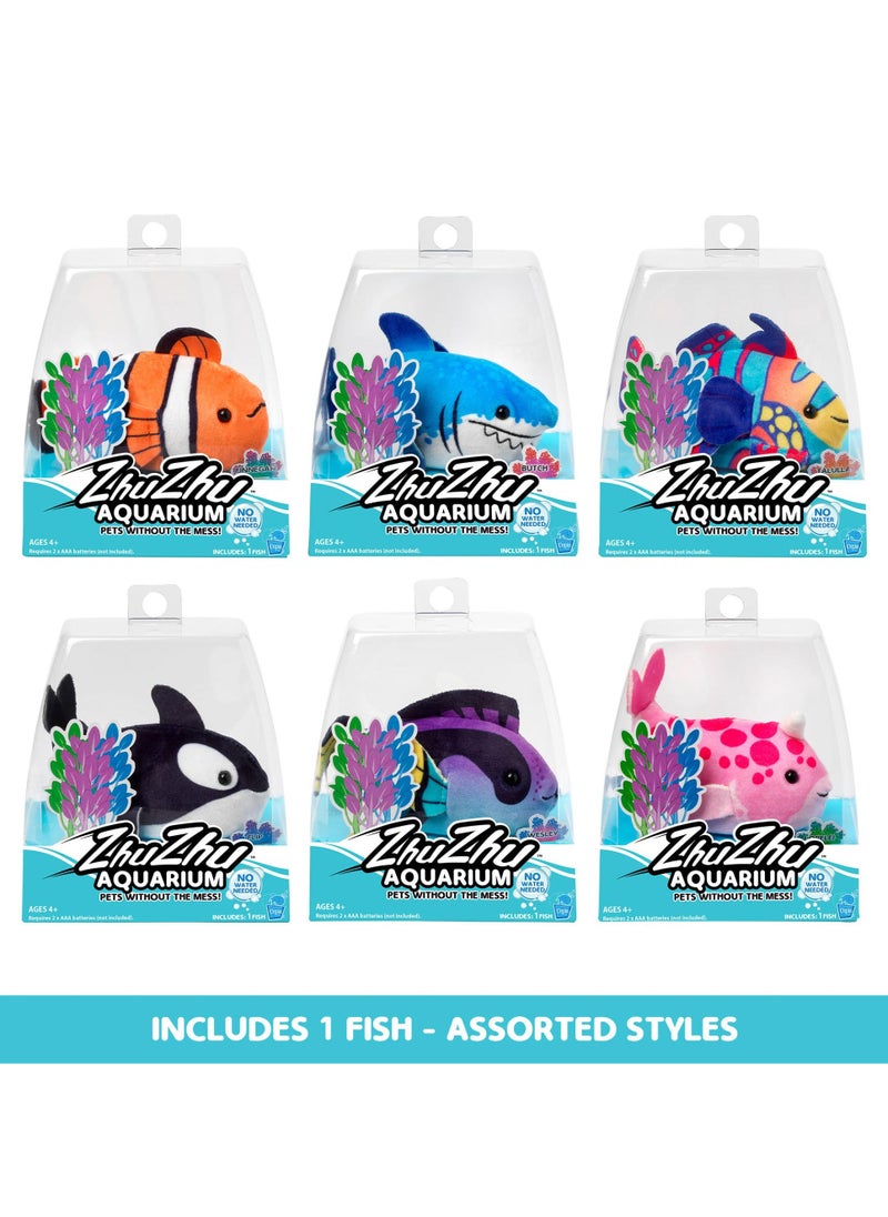 Zhuzhu Aquarium Fish, Assorted 1 Piece (Style & Color May Vary) | ZhuZhu Pets | Aquarium Pet | Fish Pet | Gift for Kids and Adults