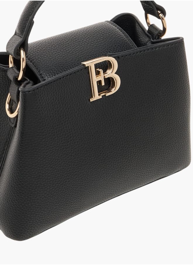 Womens Monogram Crossbody Bag With Zip Closure And Single Handle