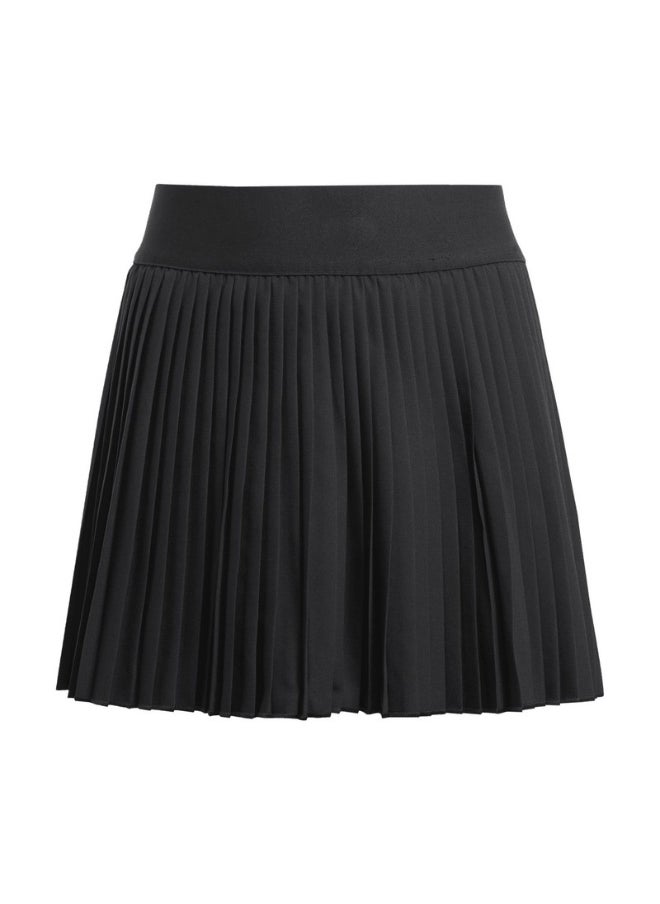 adidas G CLUB PLEAT SK Black Tennis SKIRT for Girls - 5-6Y