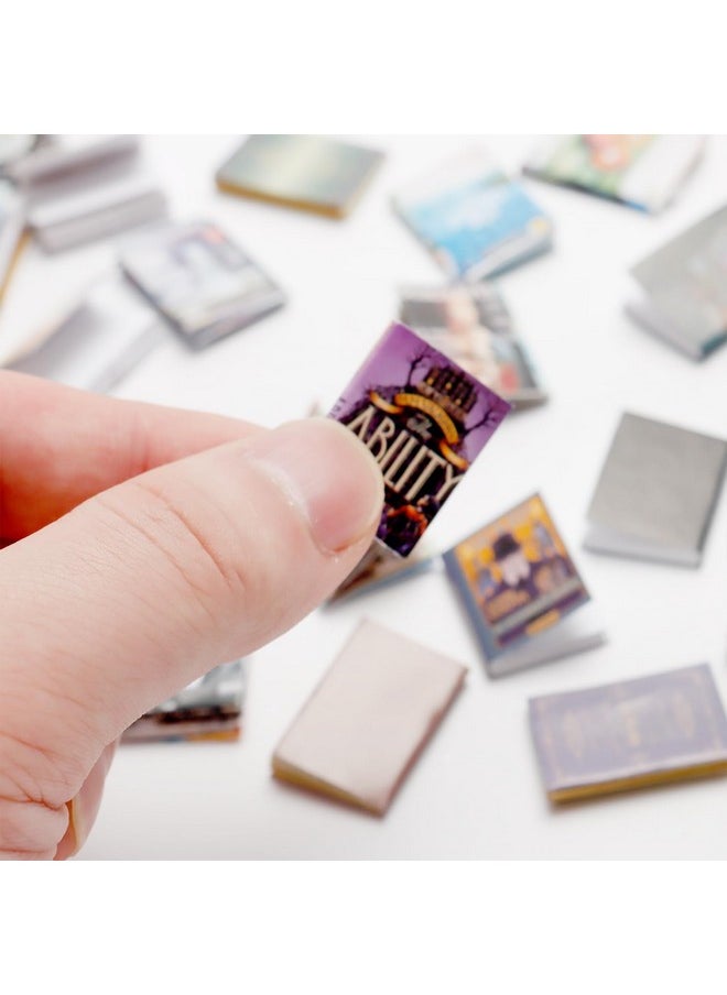 30Pcs 1:12 Scale Miniatures Dollhouse Books Mini Books Miniatures Books For Mini House Decor