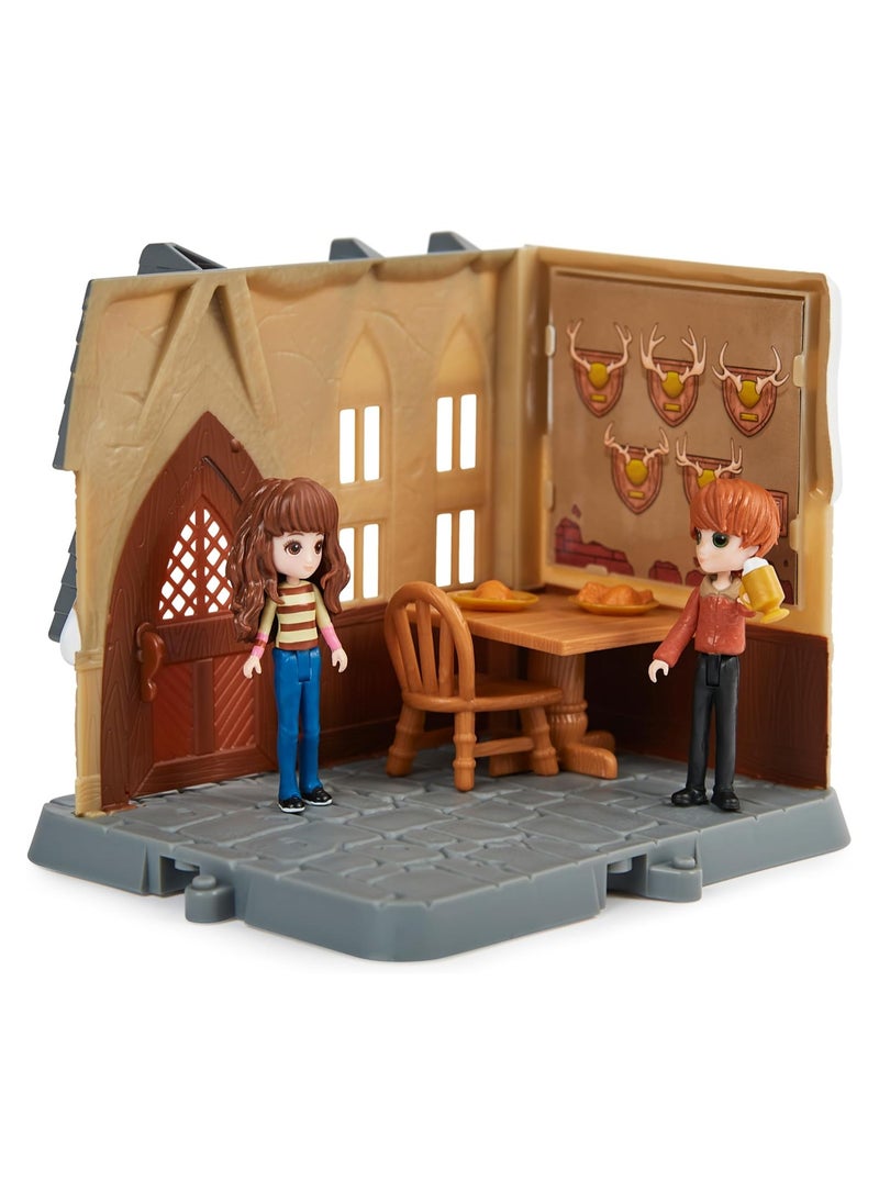 Spin Master- Harry Potter Wizarding World Magical Mini Three Broomsticks Playset- Ron & Hermione