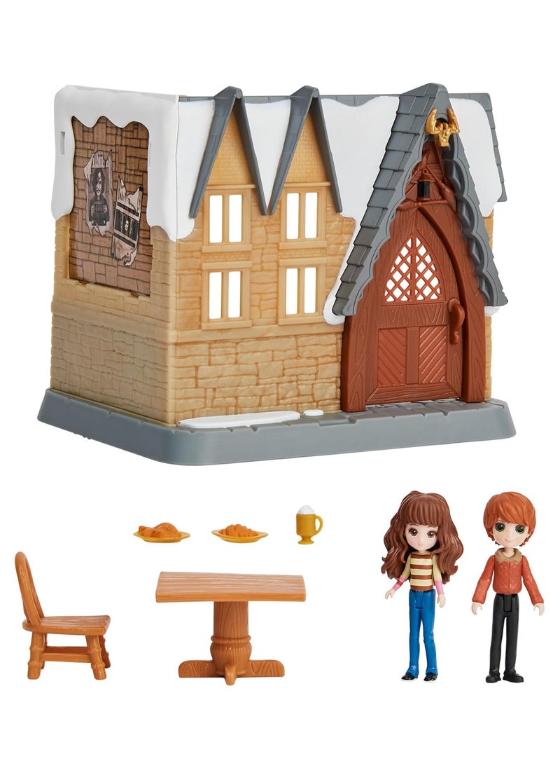 Spin Master- Harry Potter Wizarding World Magical Mini Three Broomsticks Playset- Ron & Hermione