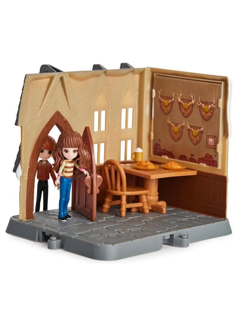 Spin Master- Harry Potter Wizarding World Magical Mini Three Broomsticks Playset- Ron & Hermione