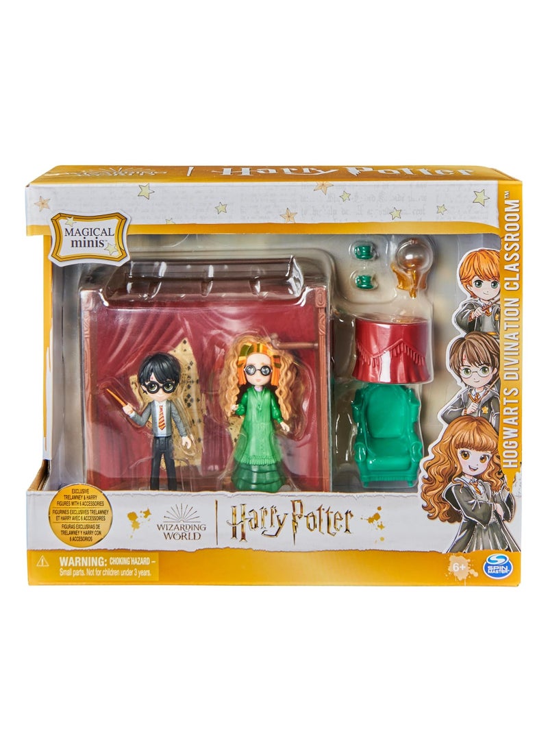 Spin Master Harry Potter- Magical Minis Hogwarts  Classroom, 2 Exclusive Figures and 6 Accessories, Kids Toys for Ages 6 and up