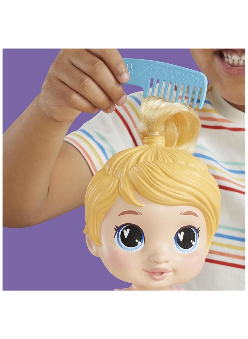 Baby Alive Shampoo Snuggle Harper Hugs Blonde Hair 11 Inch Water Baby Doll Playset