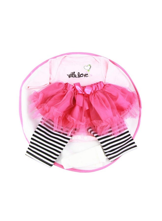 Reborn Baby Dolls Clothes Baby Girl Clothing Tutu Skirt Outfit Sets For 20- 23 Inch Reborn Doll Accessories