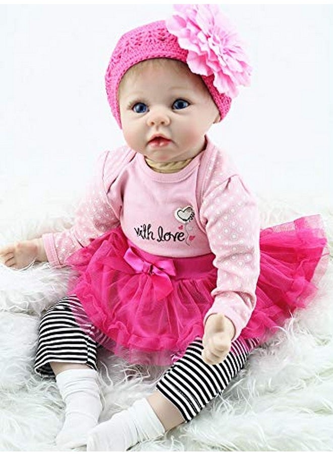 Reborn Baby Dolls Clothes Baby Girl Clothing Tutu Skirt Outfit Sets For 20- 23 Inch Reborn Doll Accessories