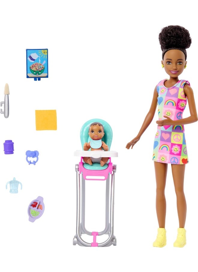 Barbie Skipper Babysitters, Inc. Dolls & Playset