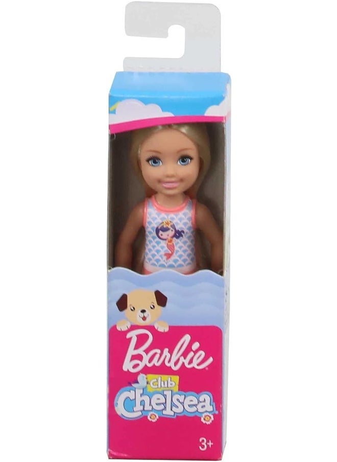 Barbie Club Chelsea Beach Doll with Mermaid Suit