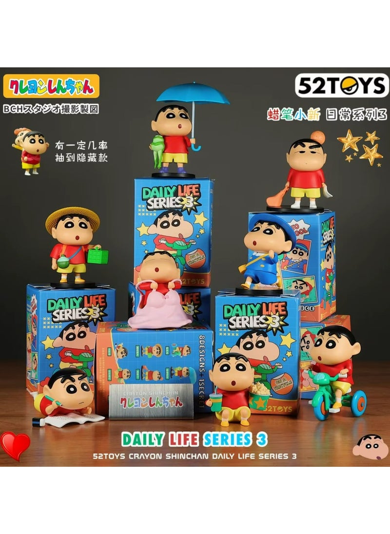 Crayon Shin-Chan Blind Box Costume Party Series Vinyl Doll Anime Action Figure Mystery Box Kawaii Collection Model Toy Gift