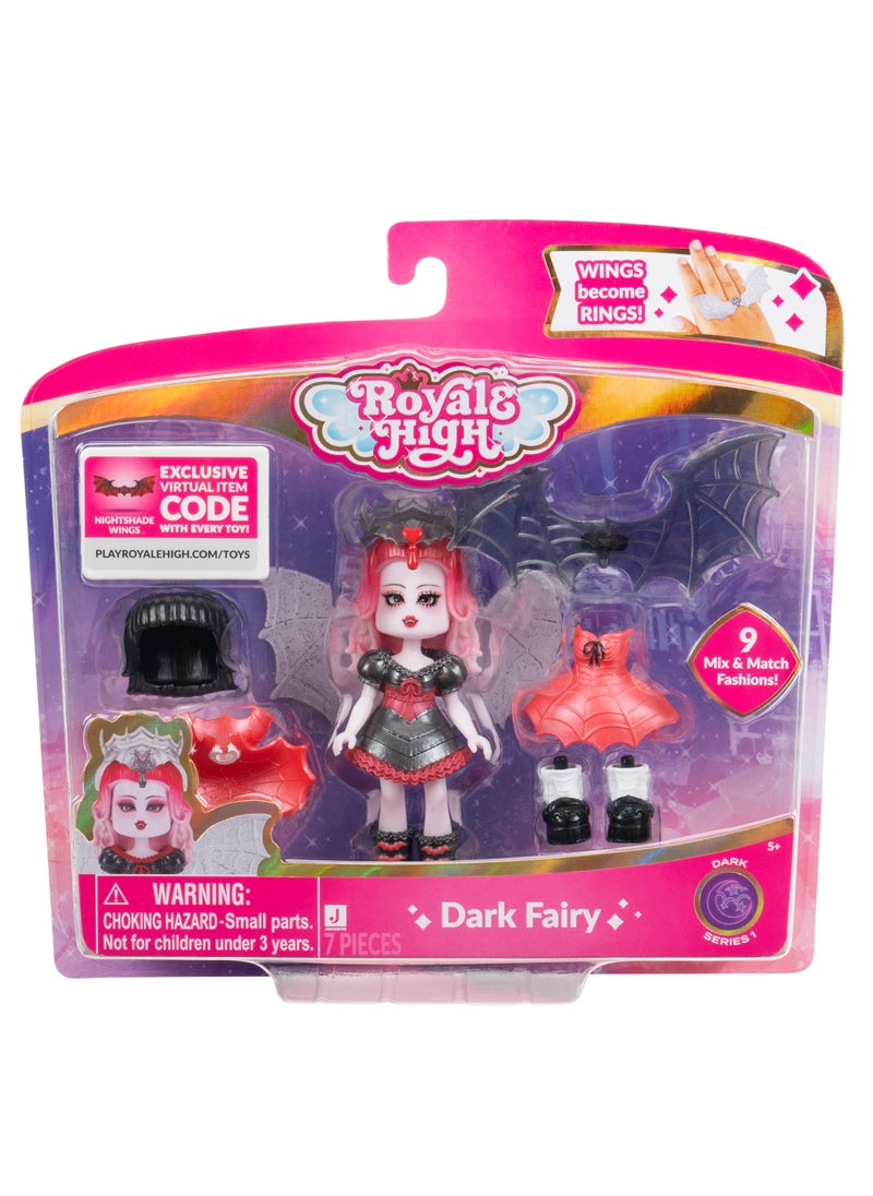 Royale High Core Deluxe Figures 3-Inches, Assorted 1 Piece (Style & Color May Vary) | Exclusive Virtual Item Code Included | Collectable Figure | Fashion Doll | For Fans, Gamers & Collectors! | Official Licensed Product