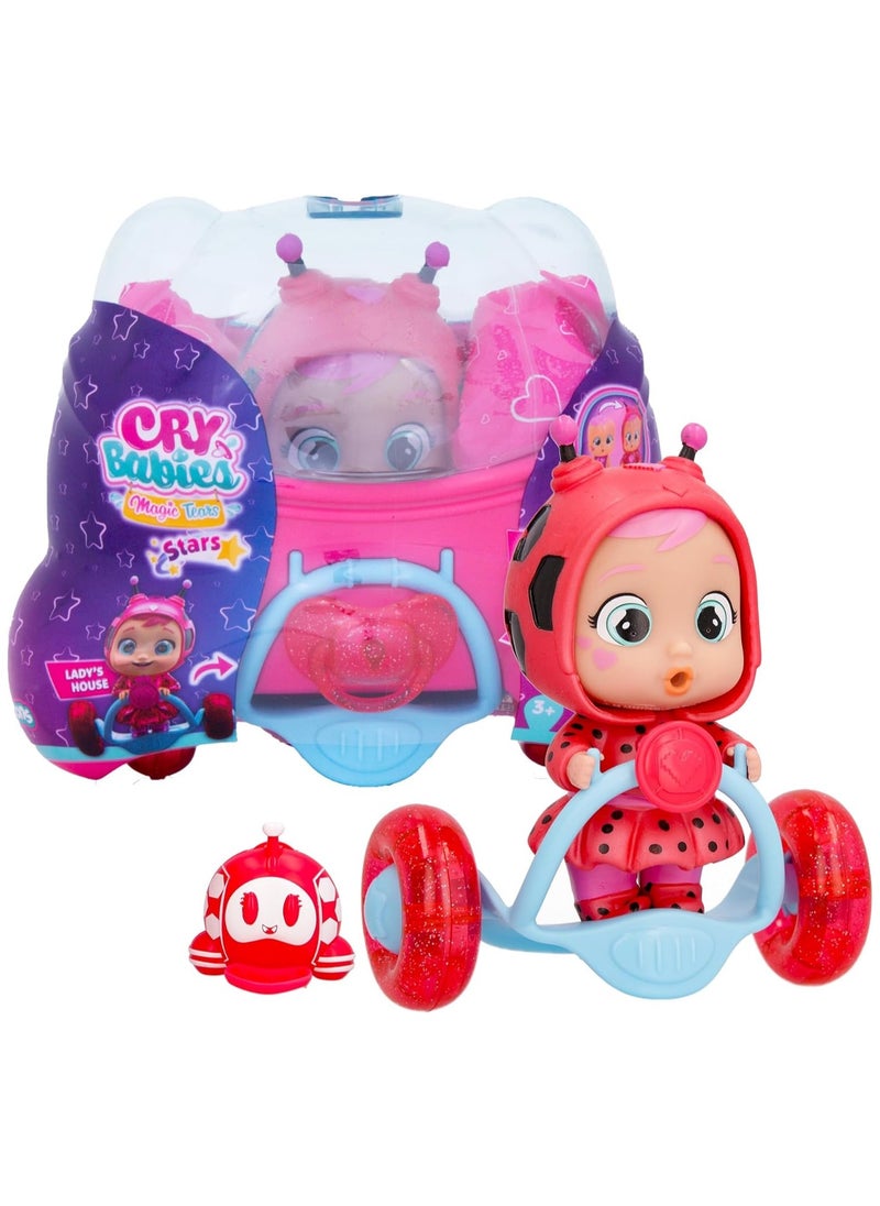 Cry Babies Stars Houses, Assorted 1 Piece (Style & Color May Vary) | Collectable Figure | Cries Real Tears
