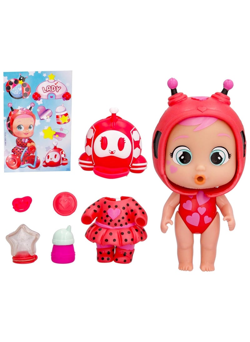 Cry Babies Stars Houses, Assorted 1 Piece (Style & Color May Vary) | Collectable Figure | Cries Real Tears