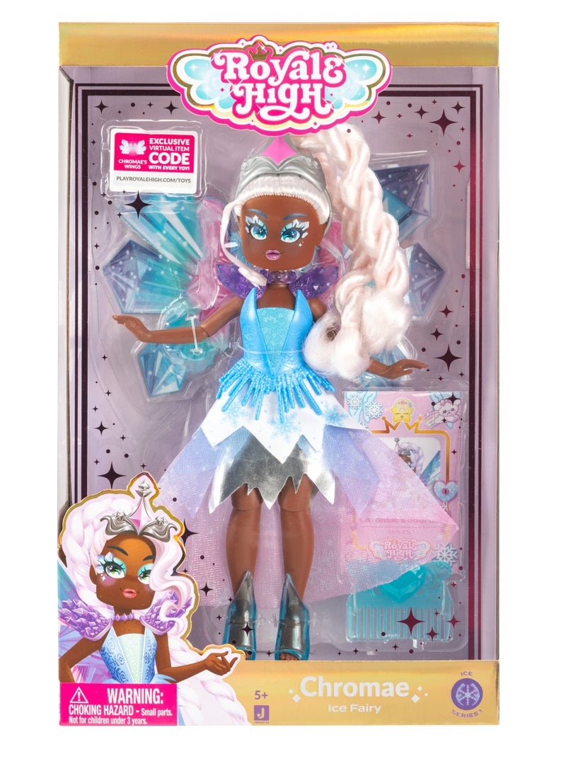 Royale High Fashion Doll + Accessories 9-Inches, Assorted 1 Piece (Style & Color May Vary) | Exclusive Virtual Item Code Included | Collectable Figure | Fashion Doll | For Fans, Gamers & Collectors! | Official Licensed Product