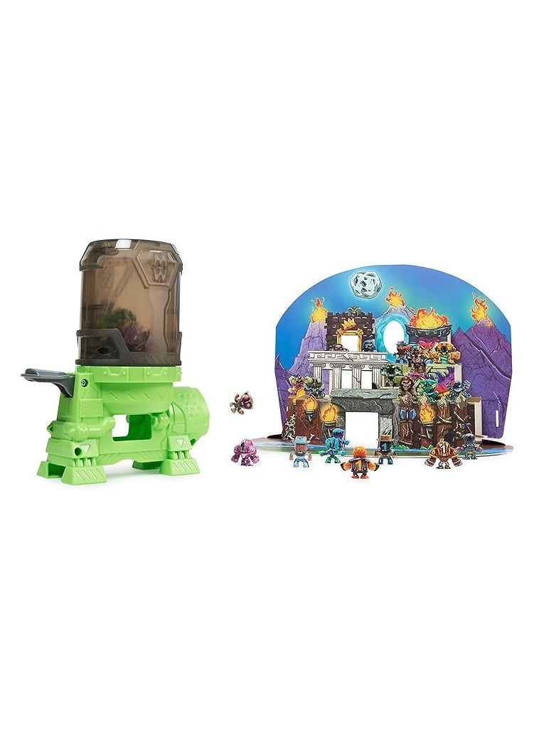 Spin Master- Million Warriors Battle Pack with 35 Collectible Figures, Launcher and Playset (Styles May Vary), Surprise Kids Toys for Boys and Girls Ages 5 and Up
