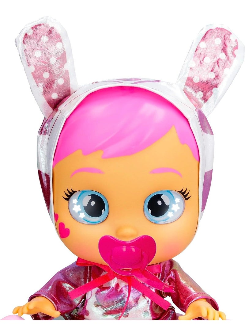 Cry Babies Stars Coney, Battery Operated | Interactive Doll | Makes 10+ Realistic Baby Sounds | Cries Real Tears | Nurturing and Imaginative Play | Sensory Development