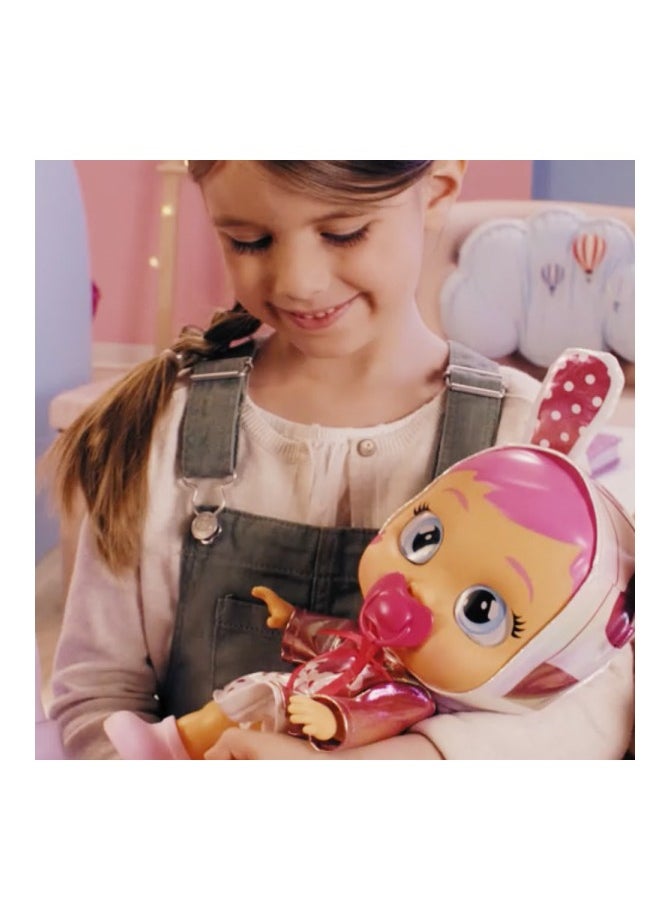 Cry Babies Stars Coney, Battery Operated | Interactive Doll | Makes 10+ Realistic Baby Sounds | Cries Real Tears | Nurturing and Imaginative Play | Sensory Development