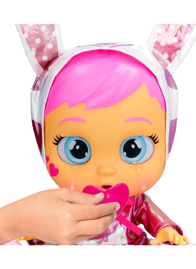 Cry Babies Stars Coney, Battery Operated | Interactive Doll | Makes 10+ Realistic Baby Sounds | Cries Real Tears | Nurturing and Imaginative Play | Sensory Development