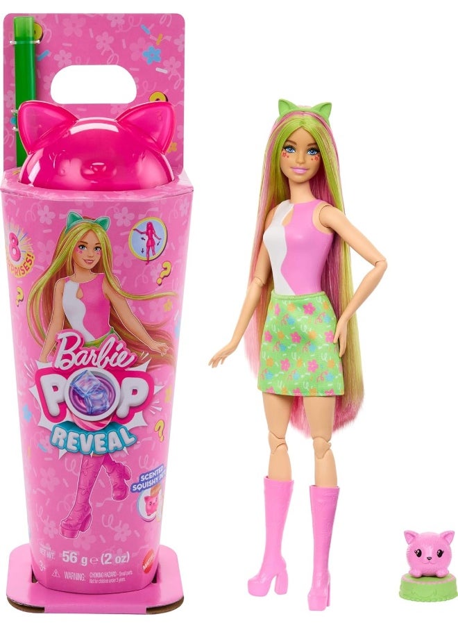 Barbie Animal Party Series POP Reveal Doll - Cat (32.39 cm)