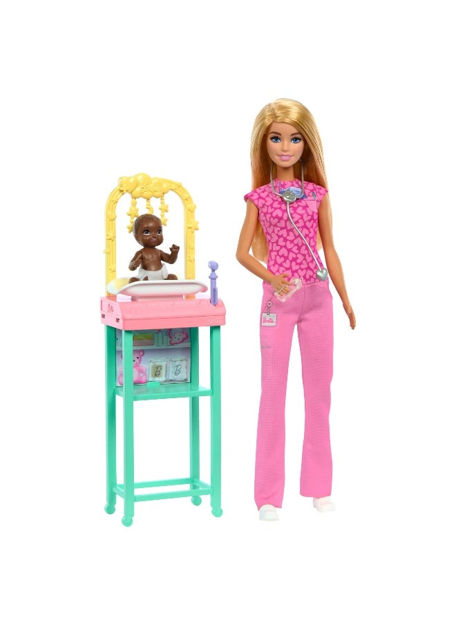 Barbie You Can Be Anything Baby Doctor Doll (24.13 cm)