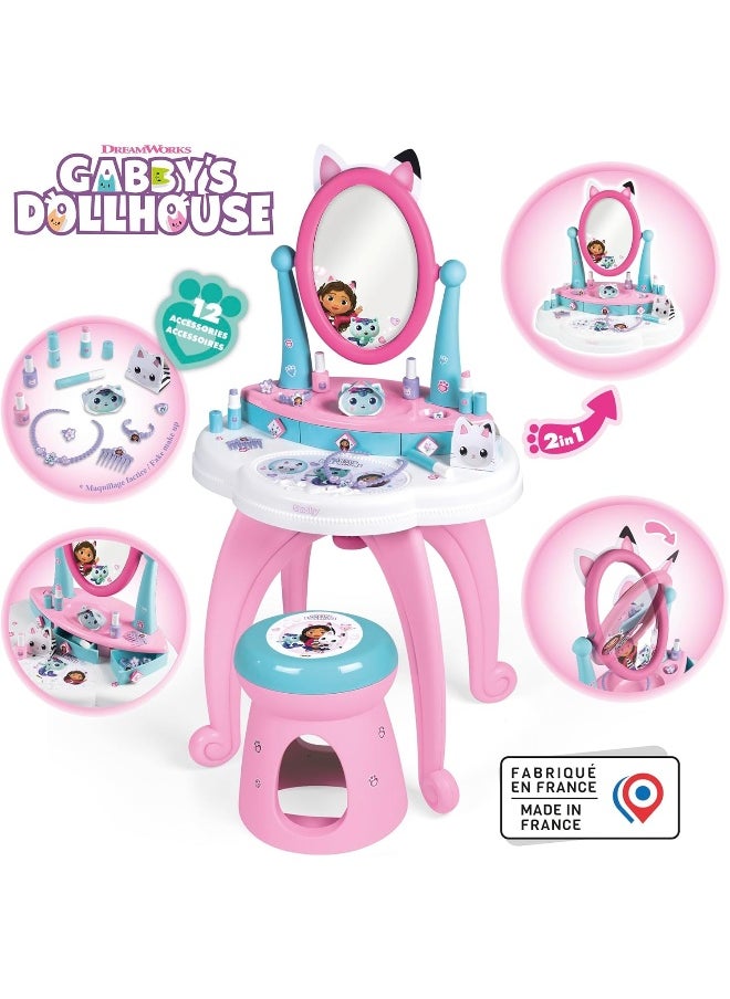 Smoby Gabby's Dollhouse 2-in-1 Hairdresser Playset (49 x 36 x 87 cm)