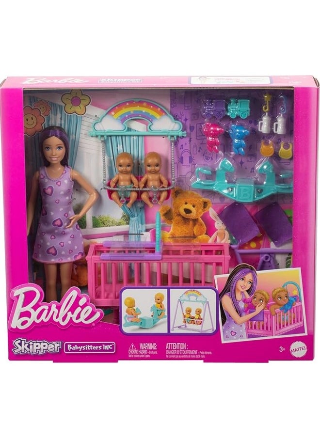 Barbie Skipper Babysitters Inc Nursery Playset