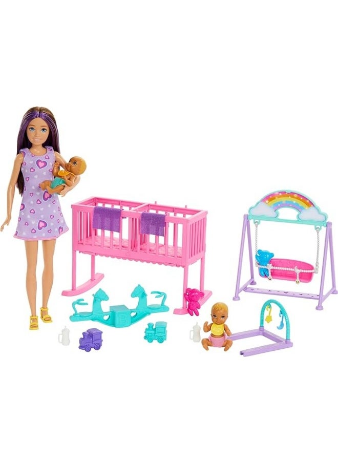 Barbie Skipper Babysitters Inc Nursery Playset