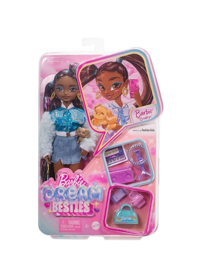 Barbie Dream Besties Barbie Brooklyn Fashion Doll & Accessories (32 cm)