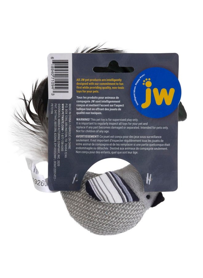 JW Cataction Black and White Bird Toy, Multi, One Size