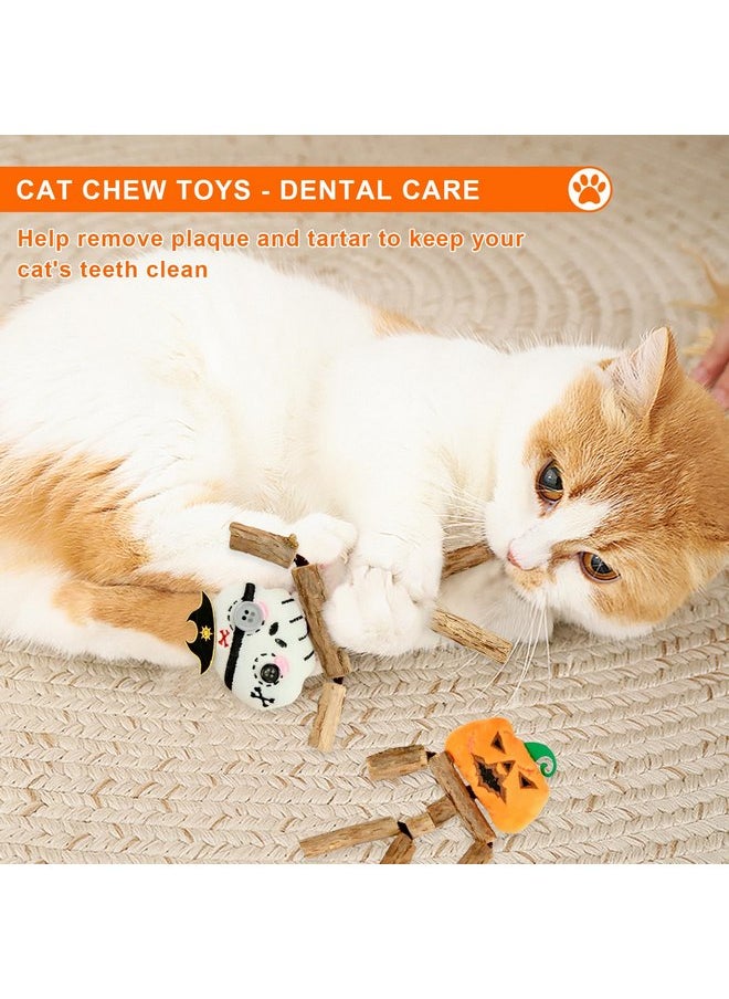 Cute SilverVine Cat Chew Toys for Dental Care, Natural SilverVine Sticks for Cats Teeth Cleaning, Kitten Teething Toys, Matatabi Cat Nip Treat Toys, Catnip Alternative Cat Interactive Toys for Indoor