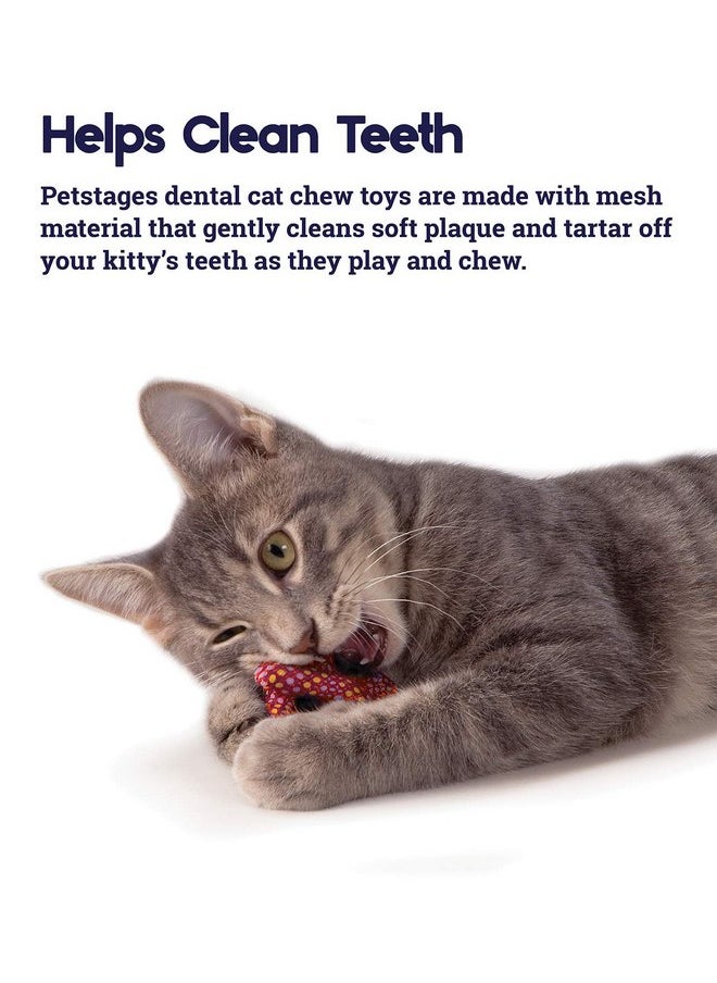 Catstages Catnip Plaque Away Pretzel Dental Cat Chew Toy