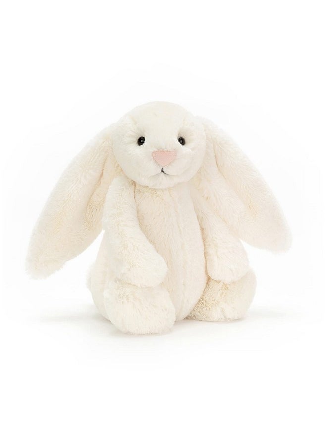 Bashful Cream Bunny Stuffed Animal, Medium 12 Inches | Rabbit And Bunny Plush Toy | Classic Children'S Gift