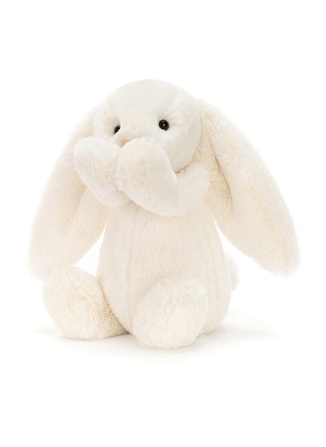 Bashful Cream Bunny Stuffed Animal, Medium 12 Inches | Rabbit And Bunny Plush Toy | Classic Children'S Gift