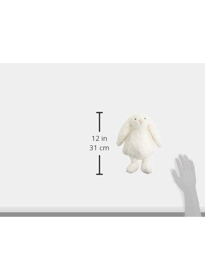 Bashful Cream Bunny Stuffed Animal, Medium 12 Inches | Rabbit And Bunny Plush Toy | Classic Children'S Gift