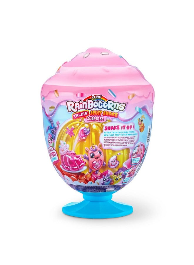 Jelly Shake Surprise Series 2 Pig By Zuru Cuddle Plush Scented Stuffed Animal, Slime Mix, Talkback Feature And More, Ages 3+ (Pig)