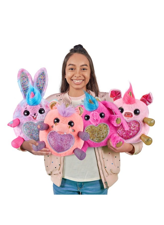 Jelly Shake Surprise Series 2 Pig By Zuru Cuddle Plush Scented Stuffed Animal, Slime Mix, Talkback Feature And More, Ages 3+ (Pig)