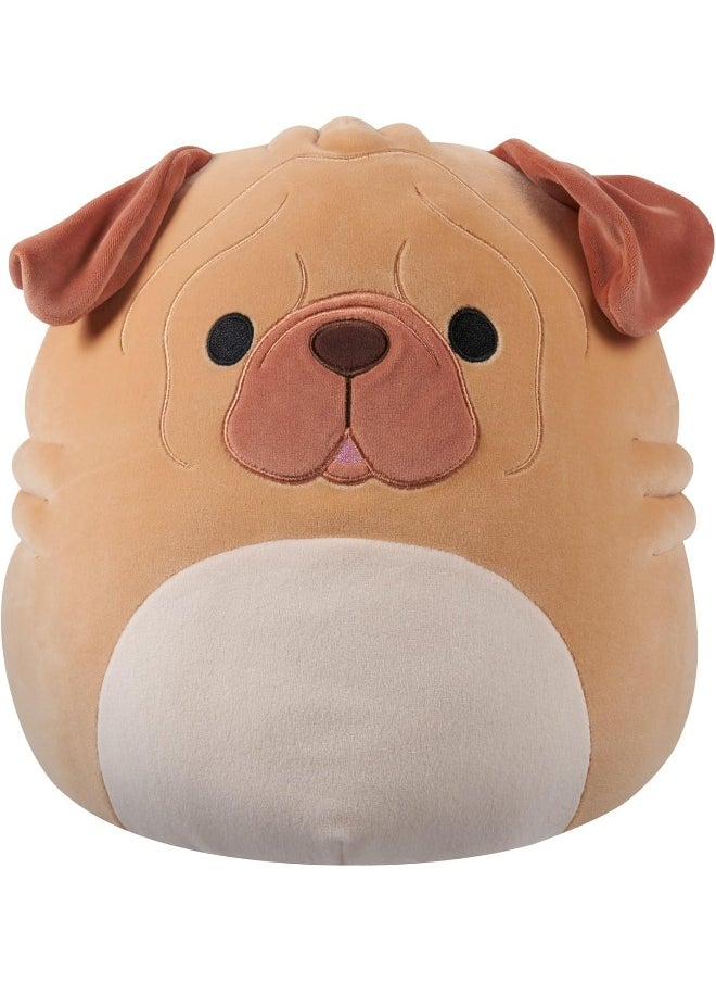Squishmallows Morton: The Brown Shar Pei Dog Plush Toy (30 cm)