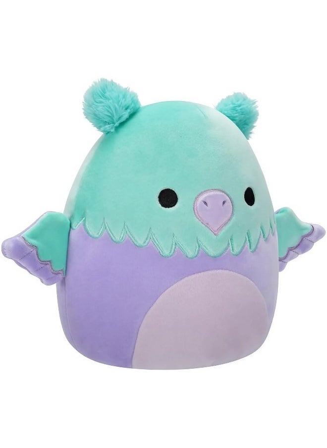Squishmallows Minerva the Teal And Purple Griffin Plush Toy (30 cm)