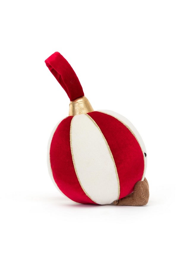 Amuseables Bauble Stuffed Toy, 6 Inches | Christmas Ornament Plush Décor